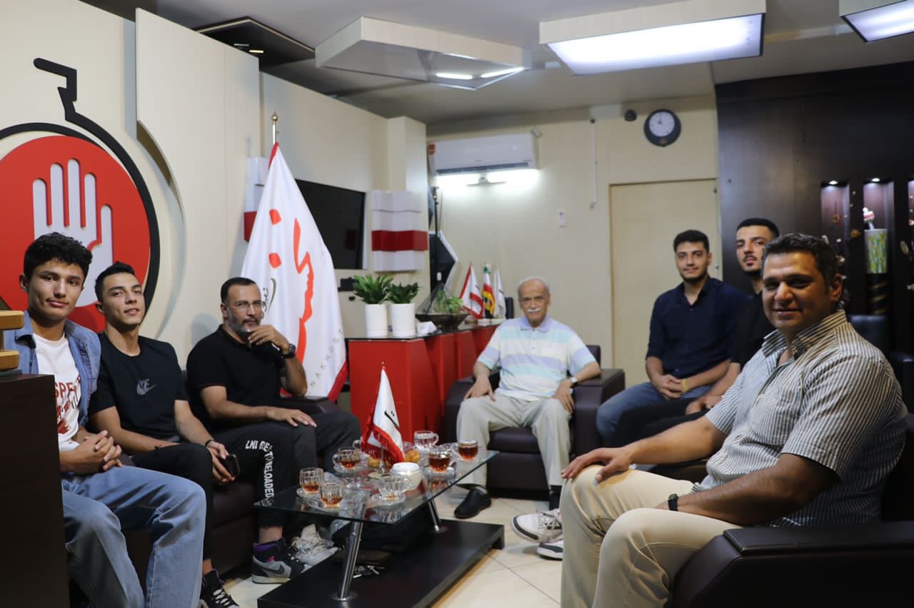 Club Visit · Coaches & Players at Media Office