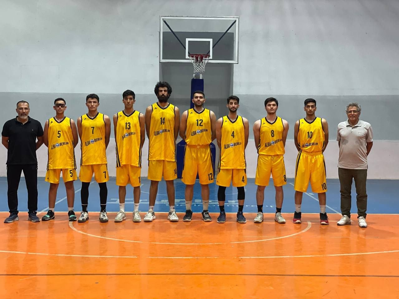 Youth Lineup · Yellow ALBA Berlin Jerseys